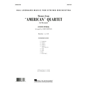 Themes from American Quartet, Movement 1 - Conductor Score (Full Score)